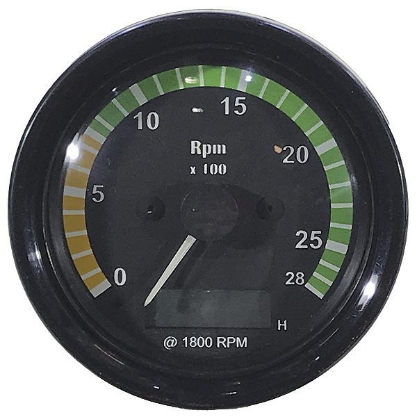 CONTAGIROS TRATOMETRO ELETRONICO (2800RPM - 12V/24V - DISPLAY DIGITAL - 12M) MASSEY FERGUSON 630 / 650 / 660 - BH140 G3 / BH200 G3 / BH210 G3 - 036244