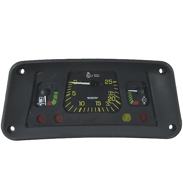 PAINEL DE INSTRUMENTOS ELETRICO (CONTAGIROS ELETRICO - SEM HORIMETRO - SEM LAMPADA - MINIMETER) - FORD 4630 / 5030 / 5630 / 6630 / 7630 / 8030 (COMPATIVEL COM TRATORES COM OU SEM TANQUE AUXILIAR) - 9575992 / 9575994