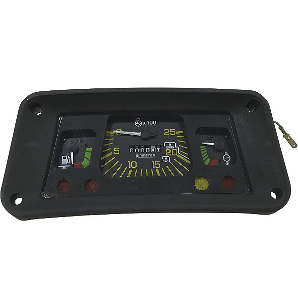 PAINEL COMPLETO DE INSTRUMENTOS (SEM TANQUE AUXILIAR - CONTAGIRO MECANICO ROSQUEAR C/ HORIMETRO - SEM SOQUETES / SEM LAMPADAS - MINIMETER) - FORD 4600 / 4610 / 5600 / 5610 / 6600 / 6610 / 7610 - E7NN10849CA