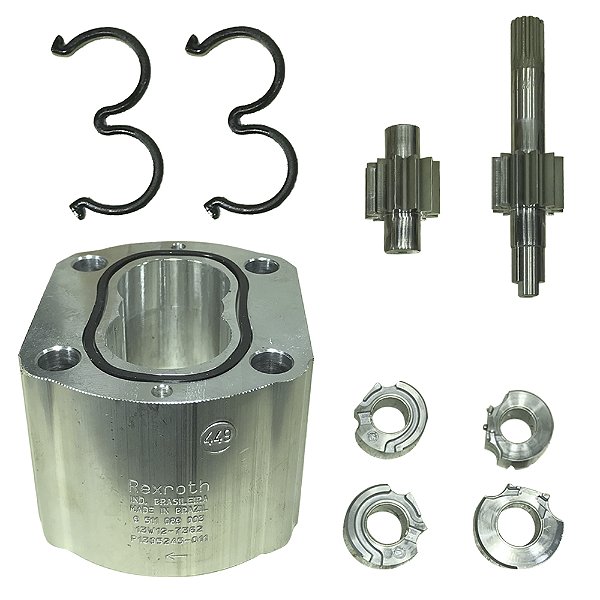 CONJUNTO ACASALADO BOMBA HIDRAULICA (BOSCH) VALMET 110 / 118 / 118 4X4 / 138 4X4 - 9032102601- 191850