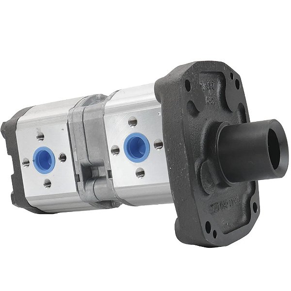BOMBA HIDRAULICA DUPLA (EIXO ESTRIADO 13Z - BEPPO) VALMET 62ID / 65ID / 68ID / 78ID / 880 - 9022102505 - 9510080505 - 159400