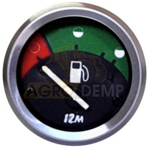 INDICADOR DE COMBUSTÍVEL DO PAINEL (52MM - 12V) MASSEY FERGUSON LINHA 200 - 039764