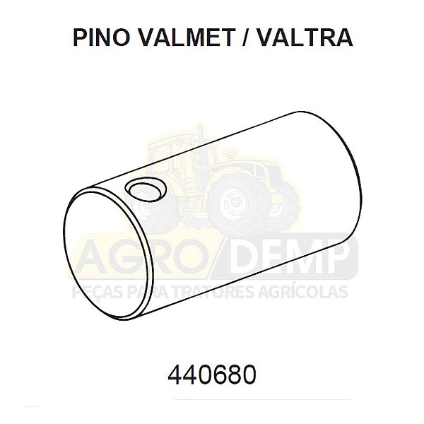 EIXO DE ENGRENAGEM PLANETÁRIA - VALTRA / VALMET 1280R / 1580 - 440680