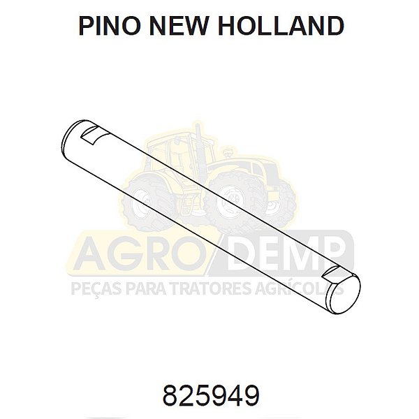 PINO DO EIXO E BARRAS - FORD / NEW HOLLAND 4630 / 5030 / 5630 / 6630 / 7630 / 7830 E 8030 - 825949