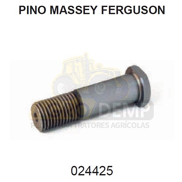 PINO CILINDRO DA DIREÇÃO (RETROESCAVADEIRA) - MASSEY FERGUSON 96 / MAXION 750 - 024425