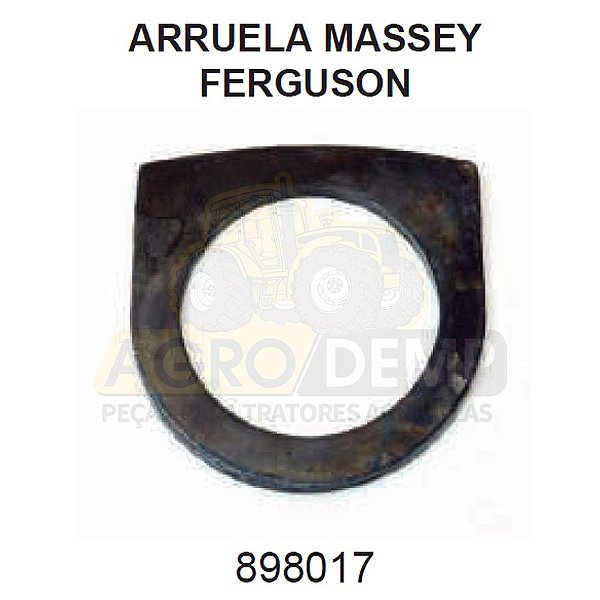 ARRUELA DE ENCOSTO EIXO DIANTEIRO - MASSEY FERGUSON 50X / 55X / 65X / 85X / 95X / 250X / 265X / 275X 235 / 250 / 265 / 275 / 283 / 290 / 292 E 296 - 898017