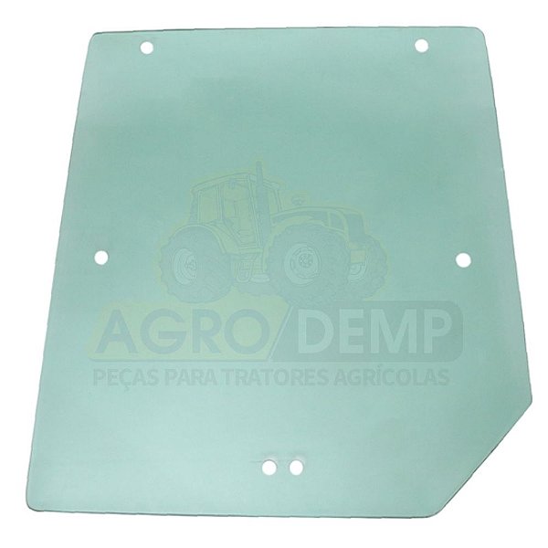 VIDRO JANELA TRASEIRA (SEM FURO DE LIMPADOR)  - VALTRA BT150 / BT170 / BT190 / BT210 - MASSEY FERGUSON 680 - 5300 / 5320 - 6350 - 7140 / 7150 / 7170 / 7180 - 7350 / 7370 / 7390 - 7415 - 059019 / 3715438