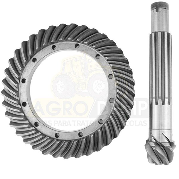 CONJUNTO COROA E PINHAO DIFERENCIAL TRASEIRO (6X37 - PINHAO 340MM - BEJOL) VALMET 60 / 62 / 65 / 68 / 78 / 80 / 85 - VALTRA  685 / 785(4x2) - BF65 / BF75 (4x2) - 80495400 / 234900