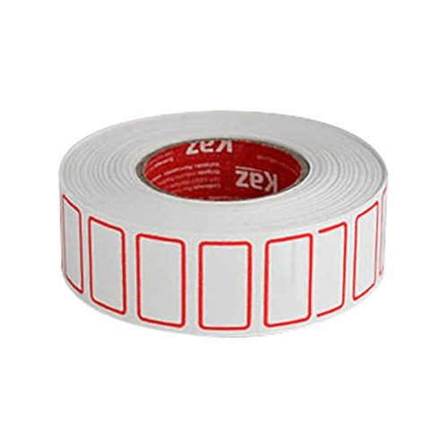 Etiqueta Preço nº 2 25 x 15 mm com 1250 etiquetas e 20 metros Kaz Ref: KZ157