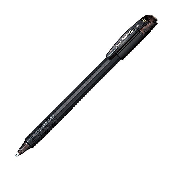Caneta Gel Energel Makkuro Preto 0.7 mm Pentel Ref: BL417-A