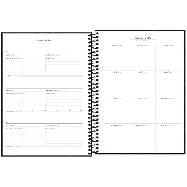 Agenda 2025 Executivo Cambridge Espiral Capa Dura M9 (20 X 27,5cm) 200 Folhas Tilibra Ref: 315141