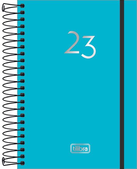 Agenda 2023 Neon Diária Espiral Capa Plástica Fitto M6 (14,0 x 20,0 cm) 176 folhas Tilibra Ref: 315559