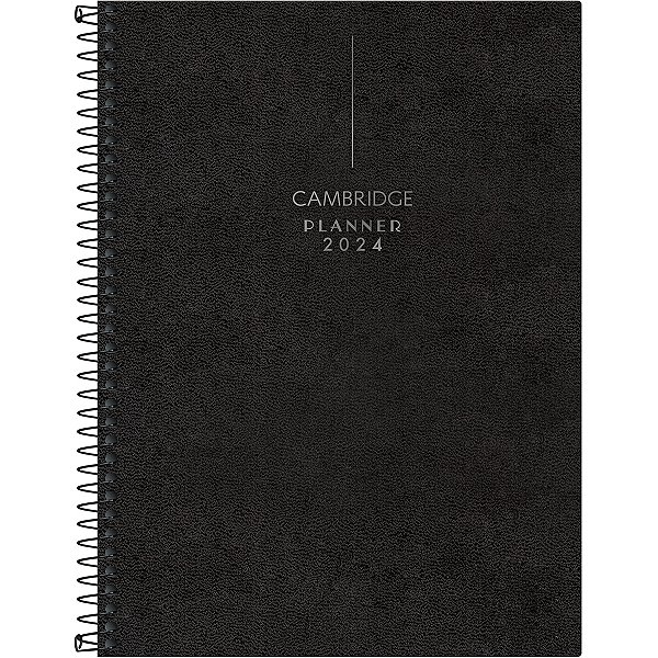 Agenda 2025 Executivo Planner Cambridge Espiral Capa Dura M9 (20 X 27,5cm) 80 Folhas Tilibra Ref: 123684