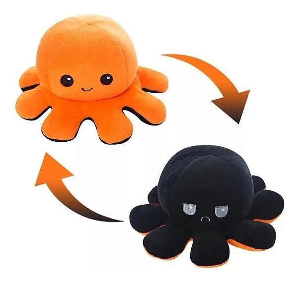 Pelúcia Polvo do Humor Reversível Cores Mega Fofo Ref: 9181