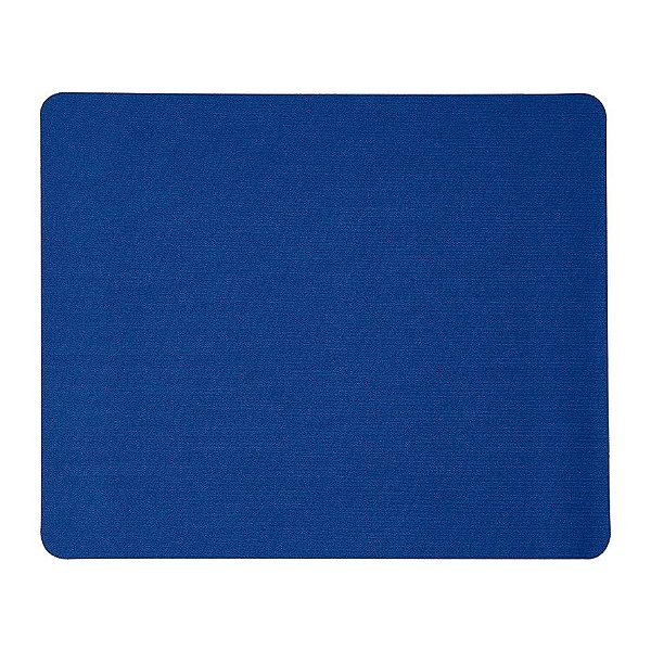 Mouse Pad Tecido Azul Base Emborrachado 22 x 20 cm