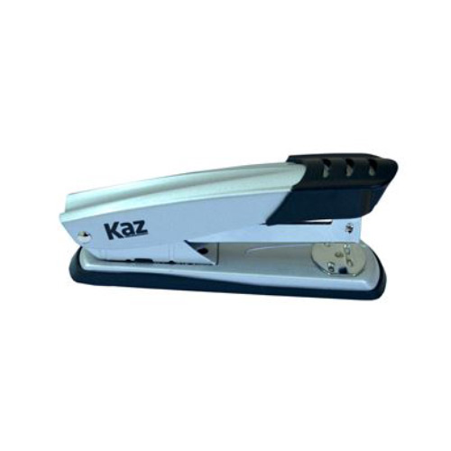 Grampeador Kaz Prata Metálico 13,5 cm 26/6 ou 24/6 até 20 folhas Ref: KZ6112