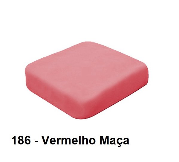 Massa de Biscuit Vermelho Maça 90 g Polycol Ref: 186