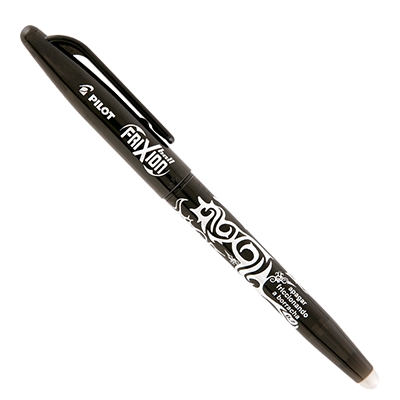 Caneta Esferográfica Pilot Apagável Preta Frixion Ball 0.7 mm Ref: BL-FR7-B