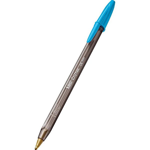 Caneta Bic Cristal Azul Claro 1.6 Bold Fashion Ref: 892142