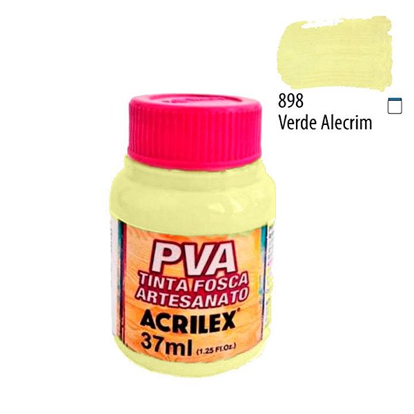 Tinta PVA Fosca 898 Verde Alecrim 37 ml Acrilex
