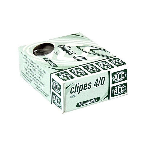 Clipes 4/0 ACC com 50 Unidades Ref: 9.11.11.15-3