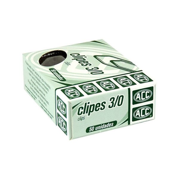 Clipes 3/0 ACC 50 Unidades Ref: 9.11.11.16-5