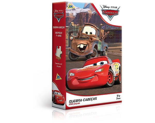 Quebra-Cabeça Disney Carros 200 peças Toyster Ref: 2813
