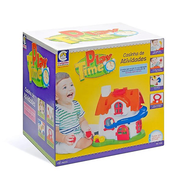 Brinquedo Casa de Atividades Play Time Cotiplás Ref: 1998