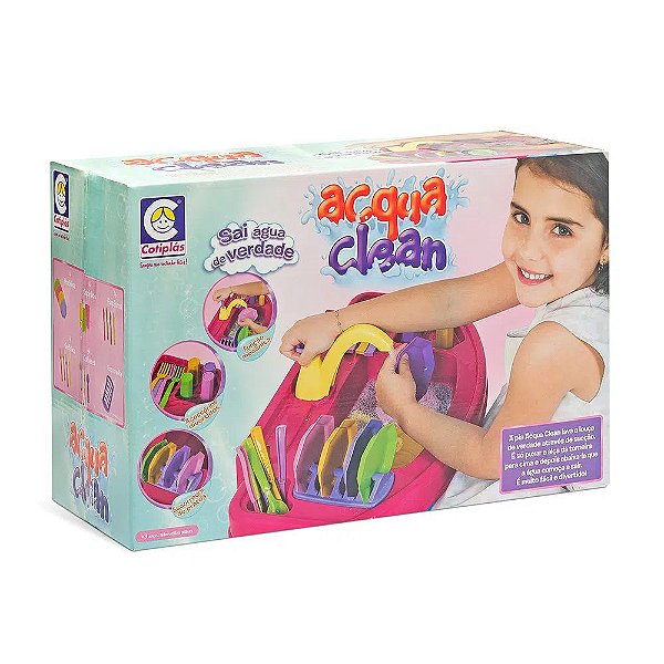 Brinquedo Pia Acqua Clean Plástico 22 Peças Cotiplás Ref: 1587