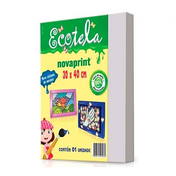 Tela de Pintura Ecotela 30 x 40 cm Novaprint