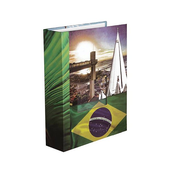 Álbum Fotográfico 15 x 21 cm Ilustrado Brasil com 100 fotos Yes Ref: AI14102_SOR_