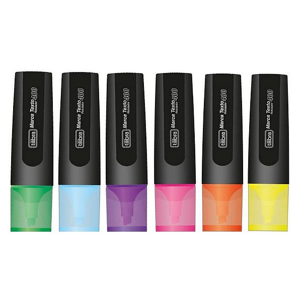 Marca Texto Cores Neon 400 Tilibra Ref: 290521