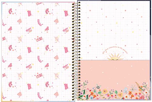 Caderno 12x1 Matérias Universitário Capricho Espiral Capa Dura 192 Folhas Tilibra Ref: 308471