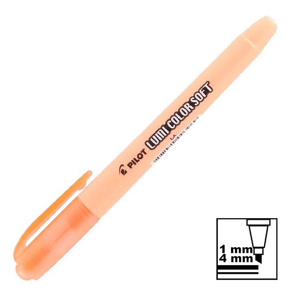 Marca Texto Laranja Tons Pastel Lumi Color Soft 200-SL Pilot