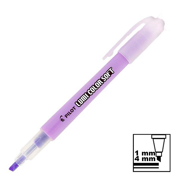 Marca Texto Violeta Tons Pastel Lumi Color Soft 200-SL Pilot