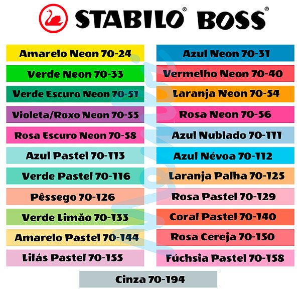 Marca Texto Lilás Tons Pastel 70-155 Stabilo Boss Original