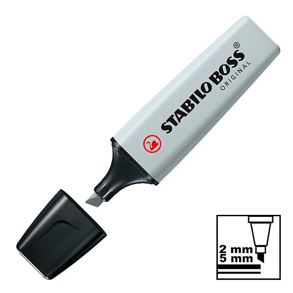 Marca Texto Cinza Tons Pastel 70-194 Stabilo Boss Original