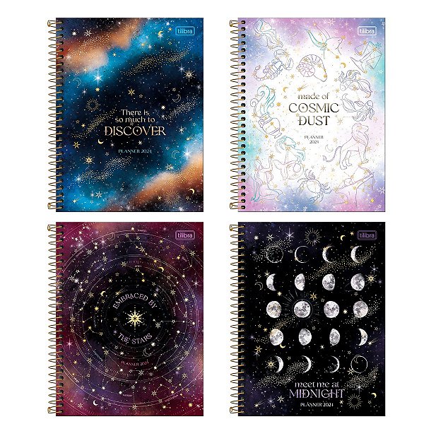Agenda 2024 Planner Magic Espiral Capa Dura M7 (17,7 X 24cm) 80 Folhas Tilibra Ref: 304387