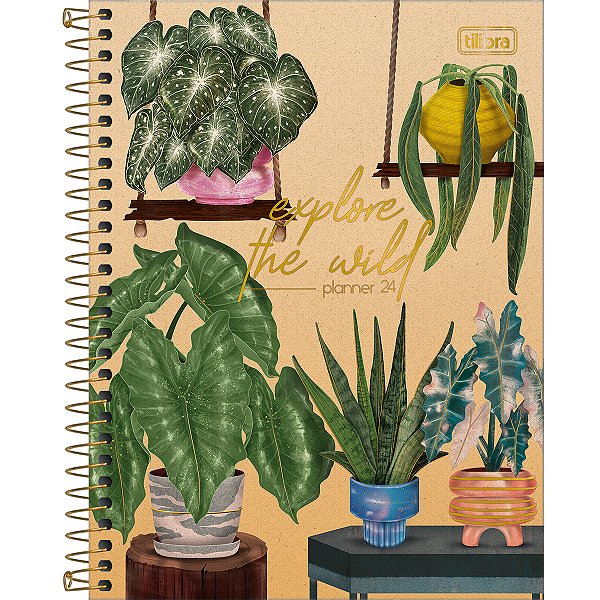 Agenda 2025 Planner Naturalis Espiral Capa Dura M7 (17,7 X 24cm) 80 Folhas Tilibra Ref: 301329