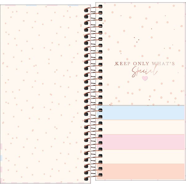 Agenda 2025 Planner Soho Espiral Capa Dura M7 Slim (11,9 X 24cm) 80 Folhas 90g/m² Tilibra Ref: 327093