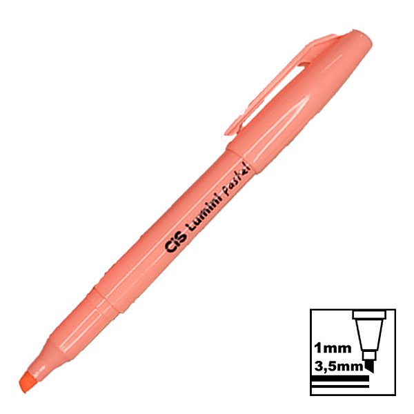 Marca Texto Cis Lumini Tradicional Rosa Claro Tons Pastel Ref: 4.7804