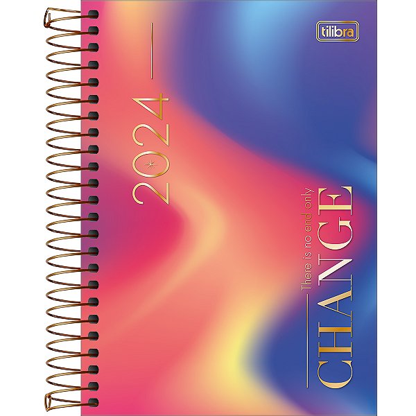 Agenda 2024 Great Diária Espiral Capa Dura M6 (14 X 20cm) 176 Folhas Tilibra Ref: 347833