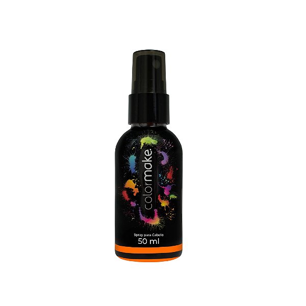Tinta Spray Pinta Cabelo Laranja Neon 50ml ColorMake Ref: 3602