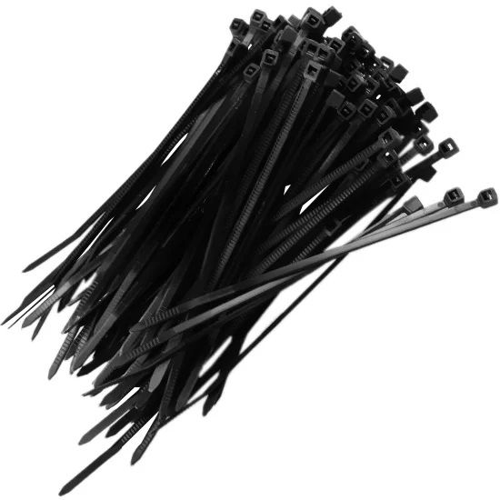 Abraçadeiras De Nylon Preto 3,6 x 300mm 100 Unidades Kaz Ref: KZ210PT