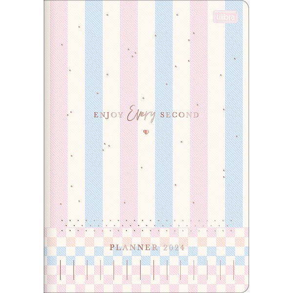 Agenda 2025 Planner Soho Grampeado Capa Flexível M7 (17,7 X 24cm) 20 Folhas 90 g/m² Tilibra Ref: 290963