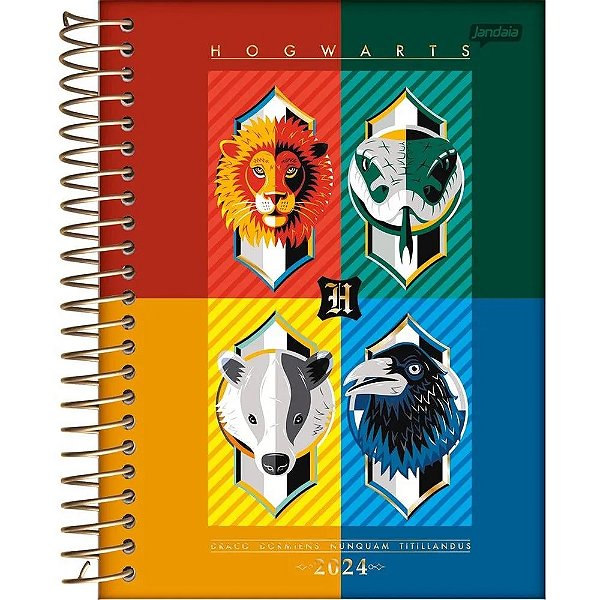 Agenda 2025 Harry Potter Diária Espiral Capa Dura (13,3 x 17,8cm) 352 Folhas Jandaia Ref: 64687