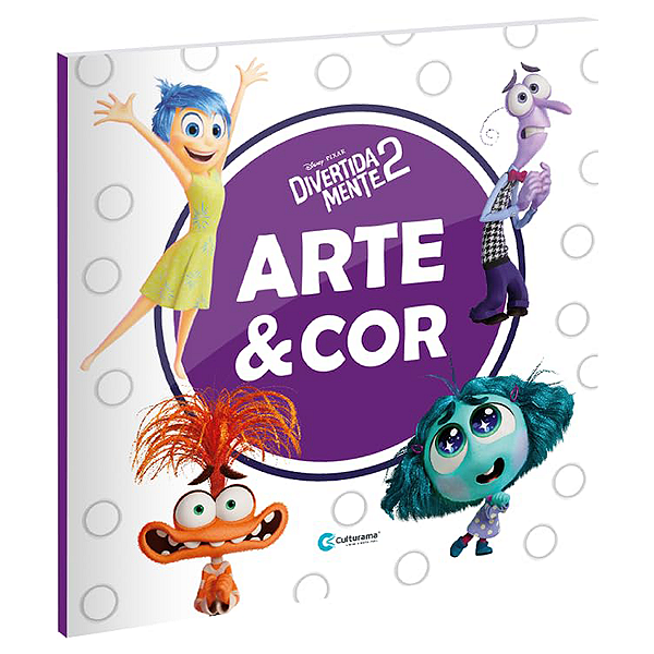 Livro Para Colorir: Divertidamente 2 - Arte E Cor - Editora: Culturama