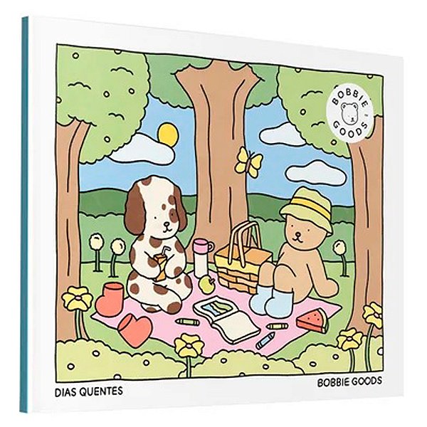Livro Para Colorir Bobbie Goods Dias Quentes Oficial Original 20 Páginas Harpercollins