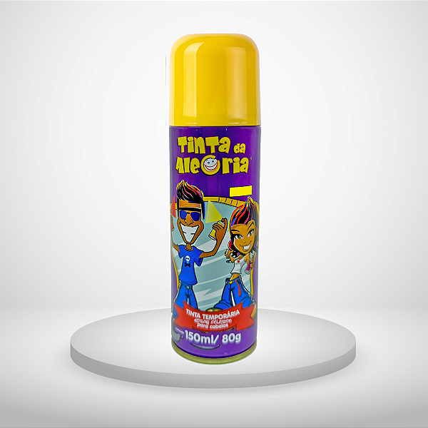 Tinta Spray Da Alegria Temporária De Cabelo Cores 150ml 80g