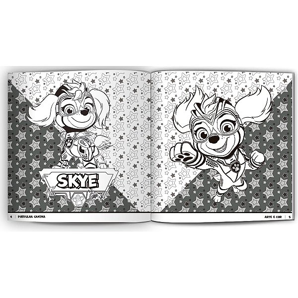 Livro Para Colorir: Patrulha Canina - Arte E Cor - Editora: Culturama